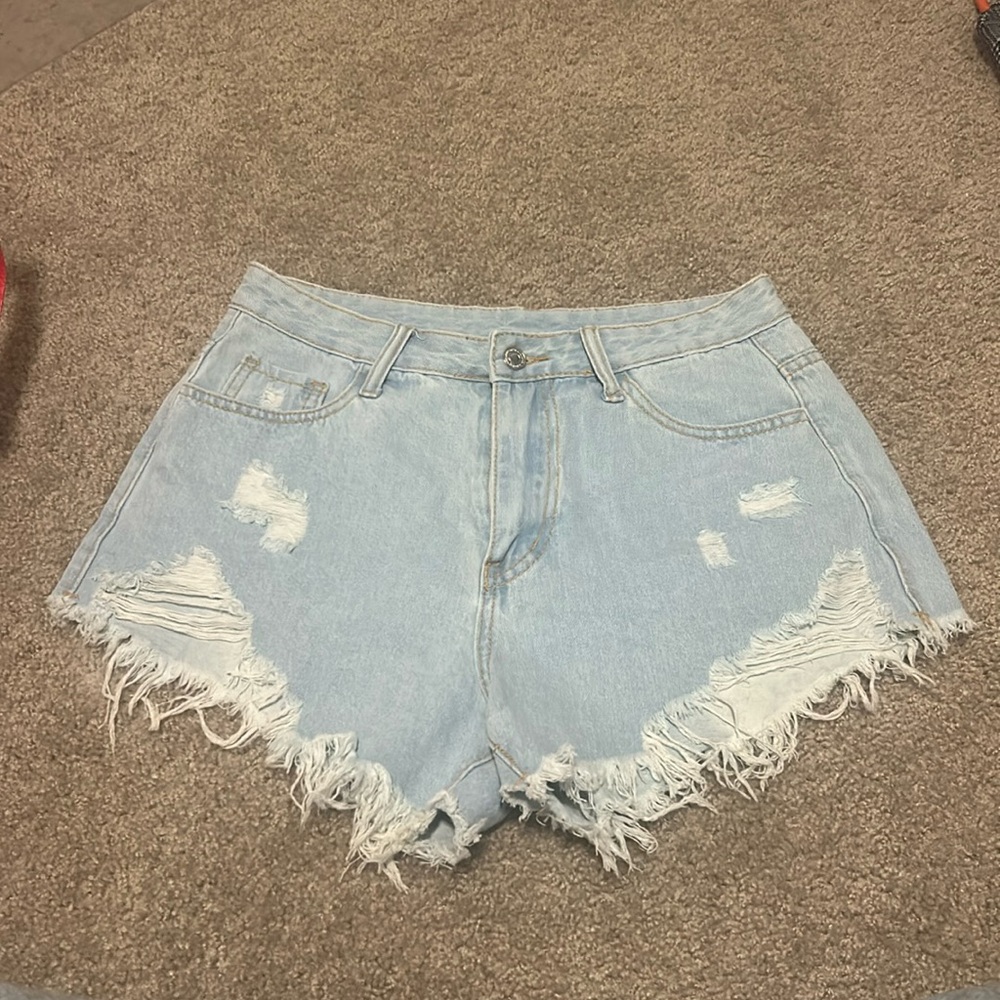 Denim shorts